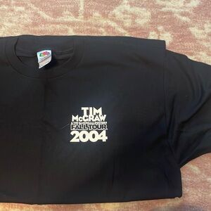 Vintage tim McGraw tour crew shirt